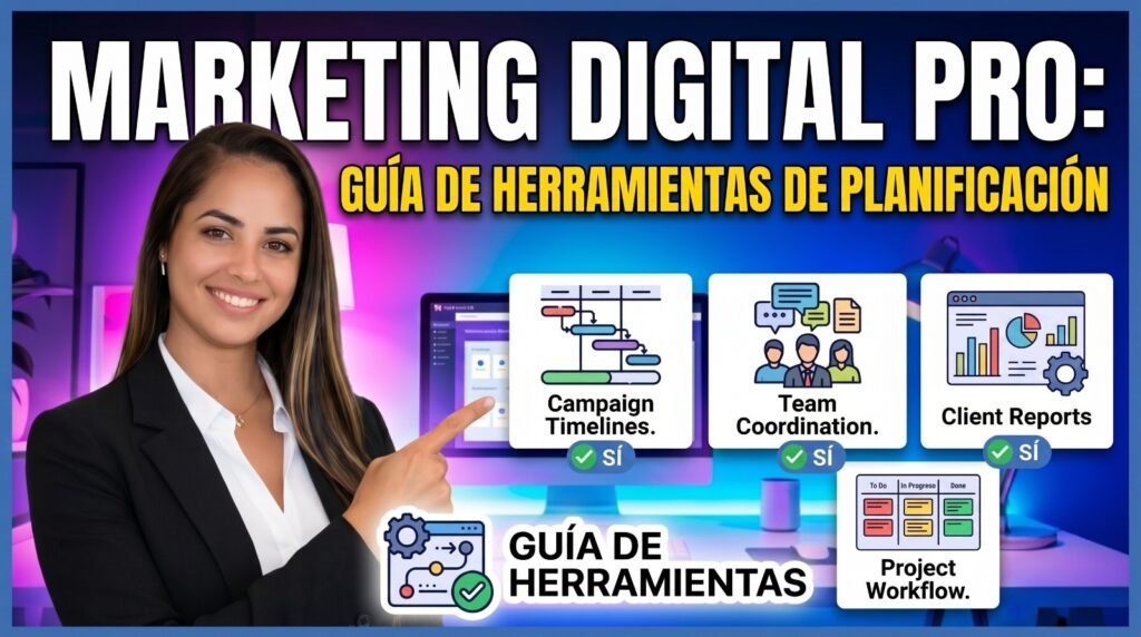 mejores herramientas de planificación en marketing digital para organizar equipos