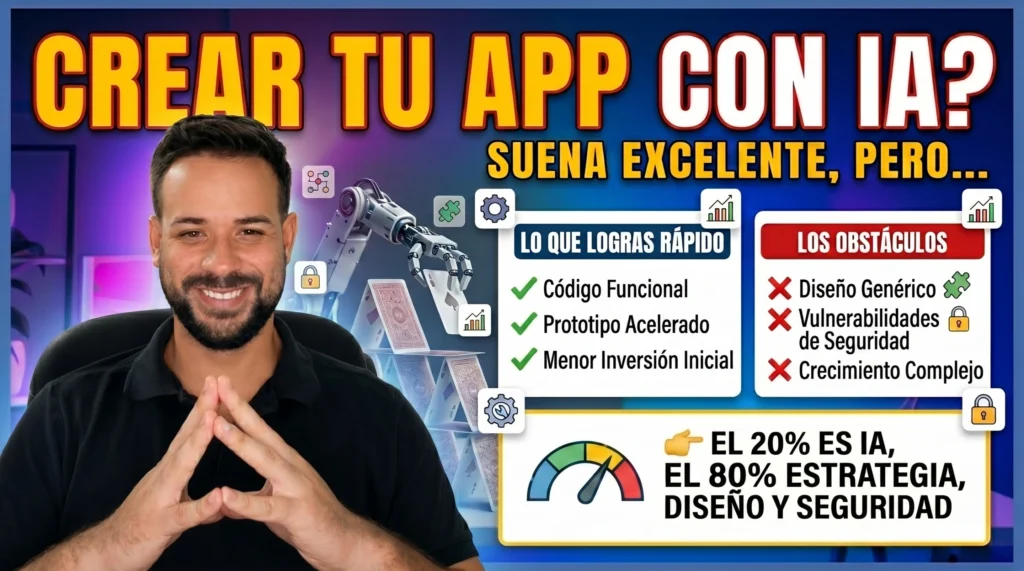 Crear apps con IA es fácil